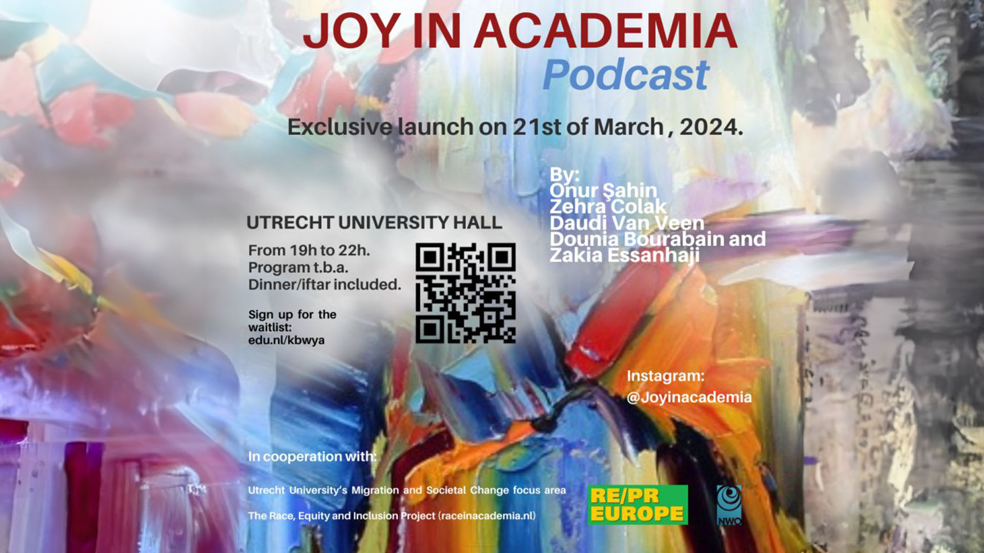 21 MRT 2024 – Interview voor de podcastserie Joy in Academia